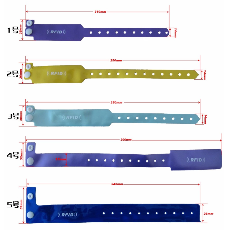 1 - RFID Soft-PVC wristband