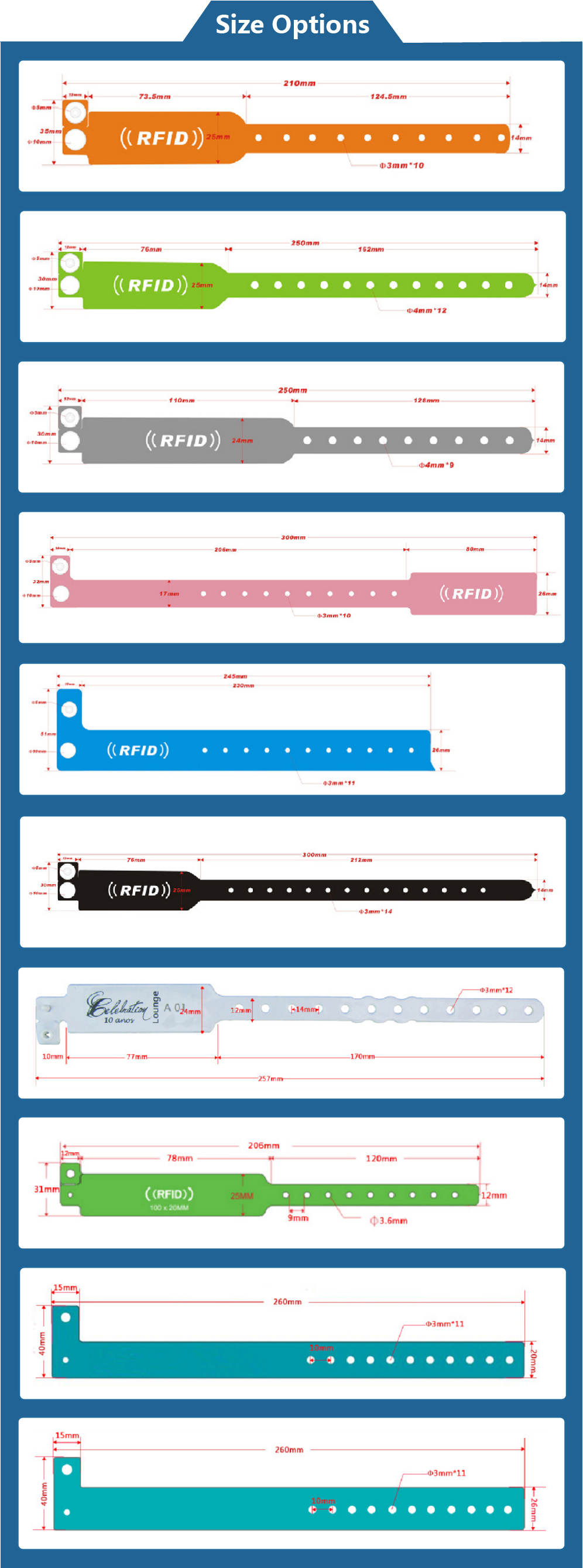 hh - RFID Paper Wristband